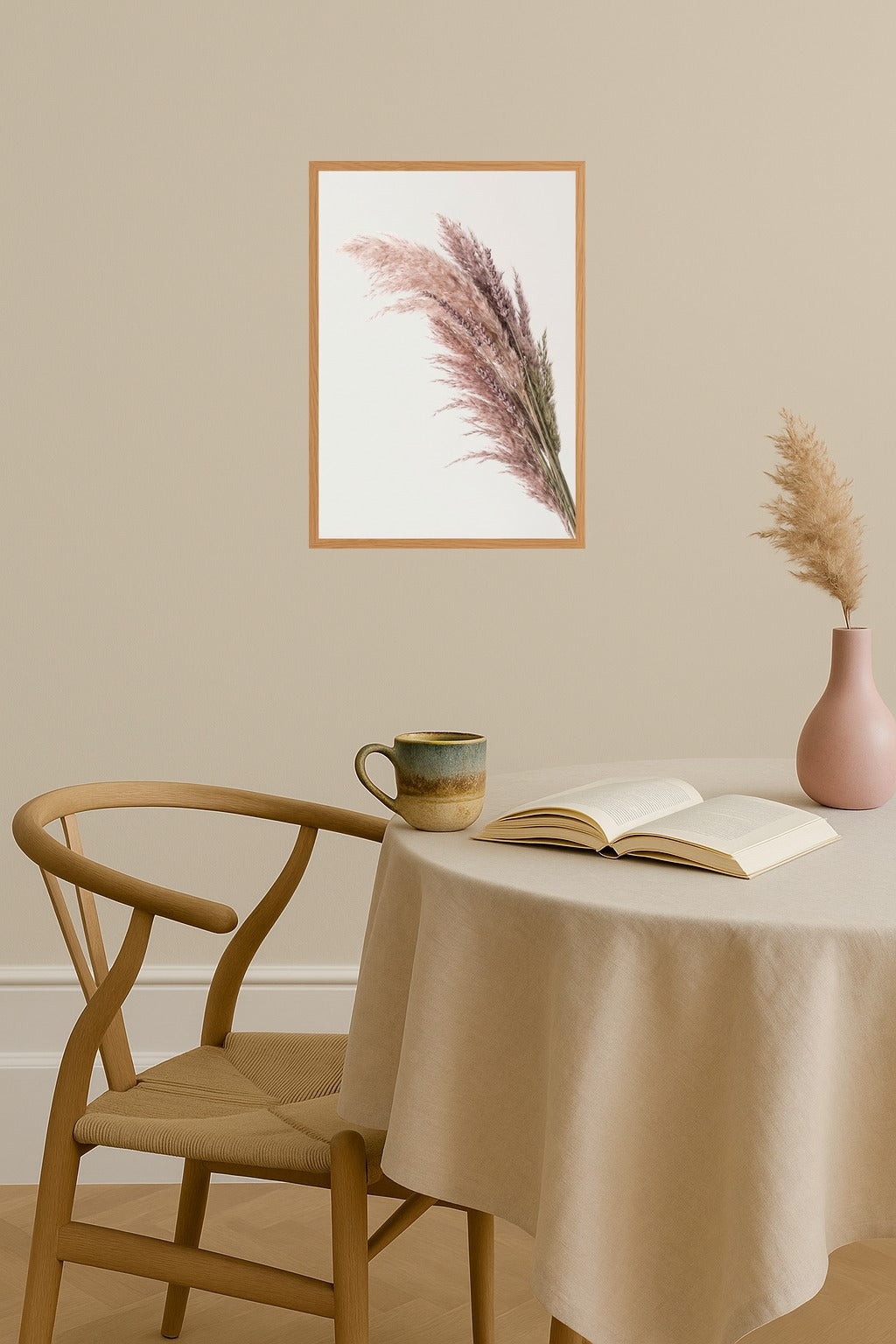 Poster mockup - Single poster in Nordic interior
