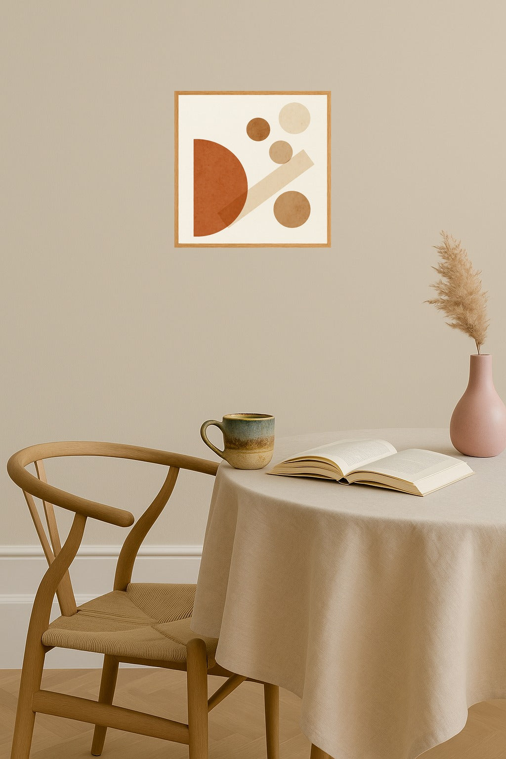 Poster mockup - Single poster in Nordic interior