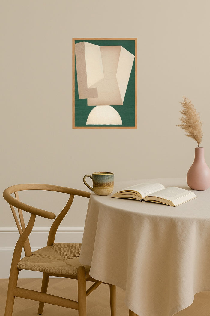 Poster mockup - Single poster in Nordic interior