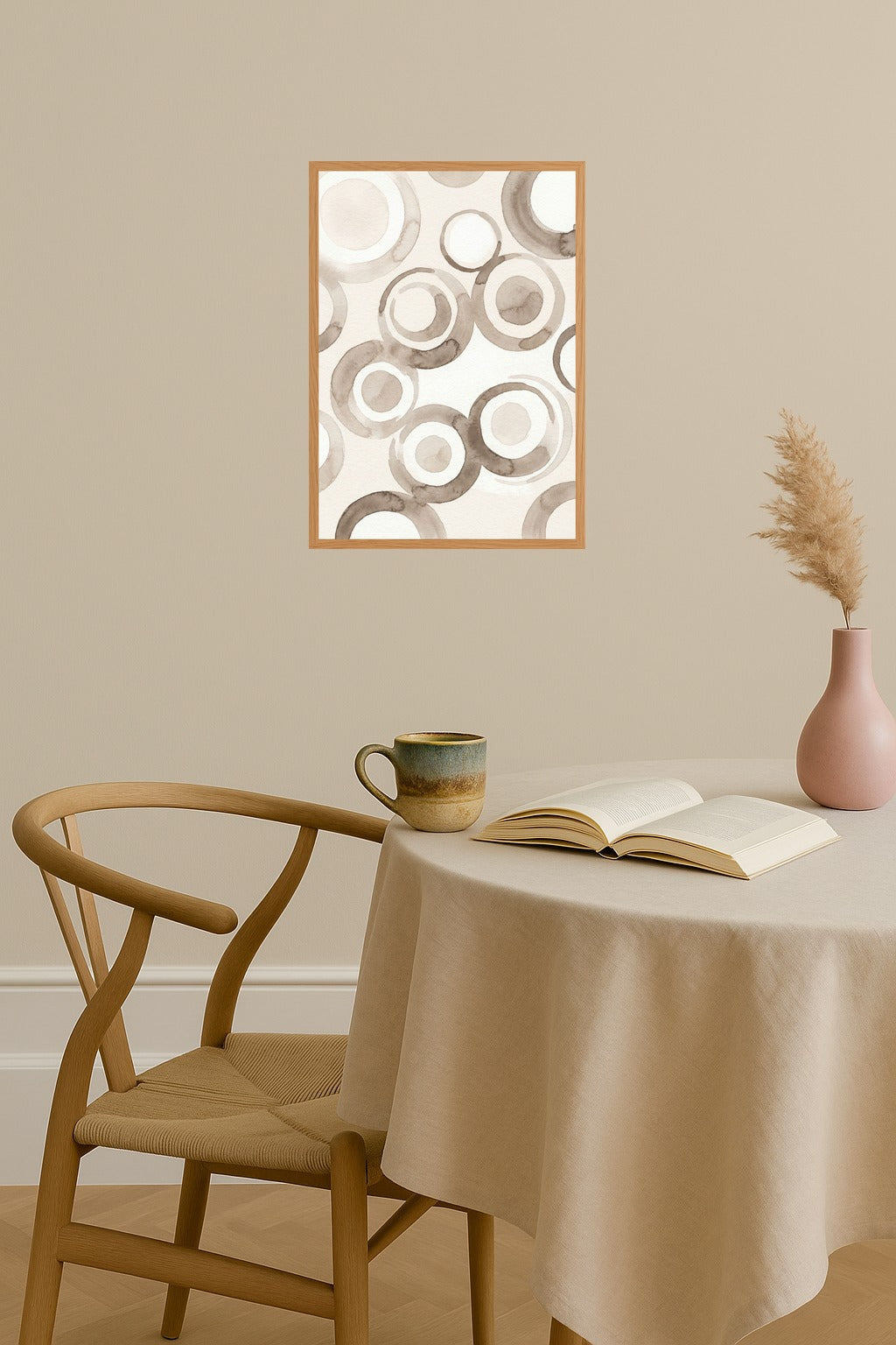 Poster mockup - Single poster in Nordic interior