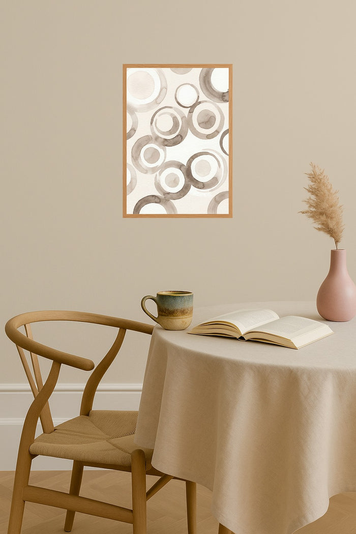 Poster mockup - Single poster in Nordic interior