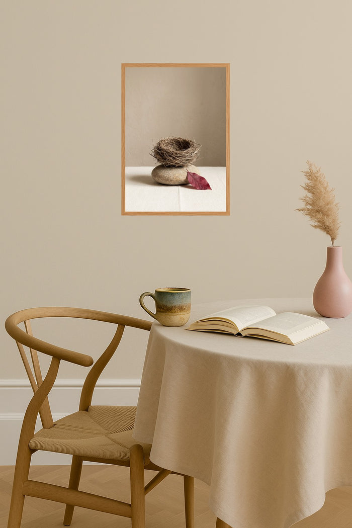 Poster mockup - Single poster in Nordic interior