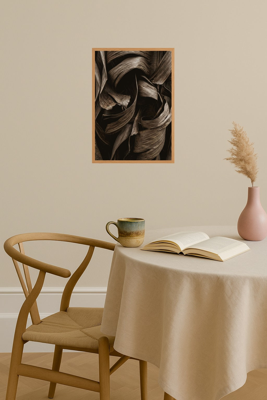 Poster mockup - Single poster in Nordic interior