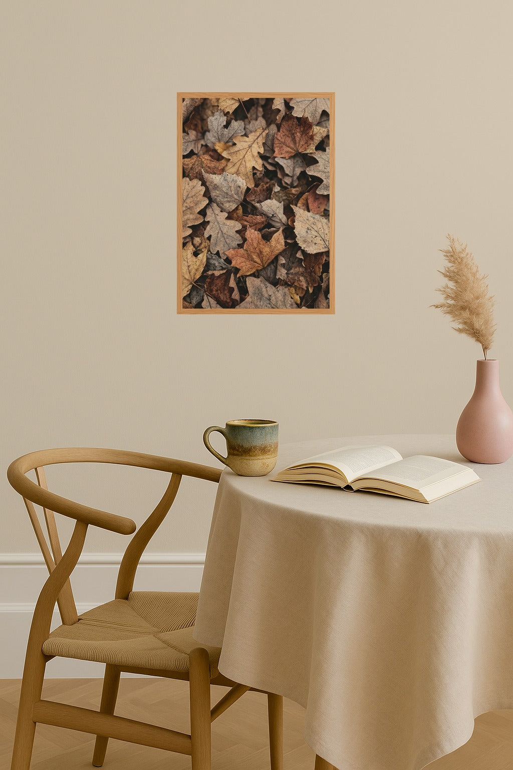 Poster mockup - Single poster in Nordic interior