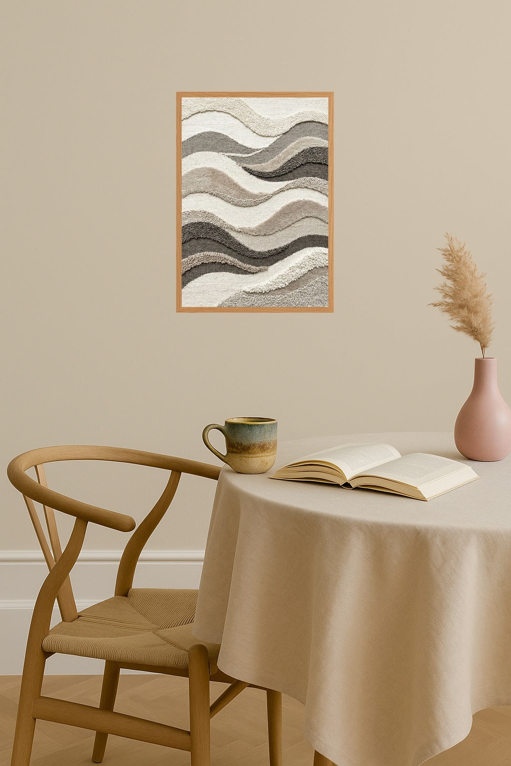 Poster mockup - Single poster in Nordic interior