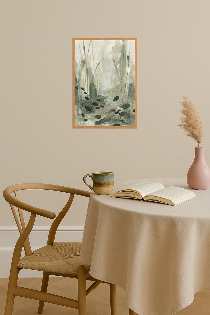Poster mockup - Single poster in Nordic interior