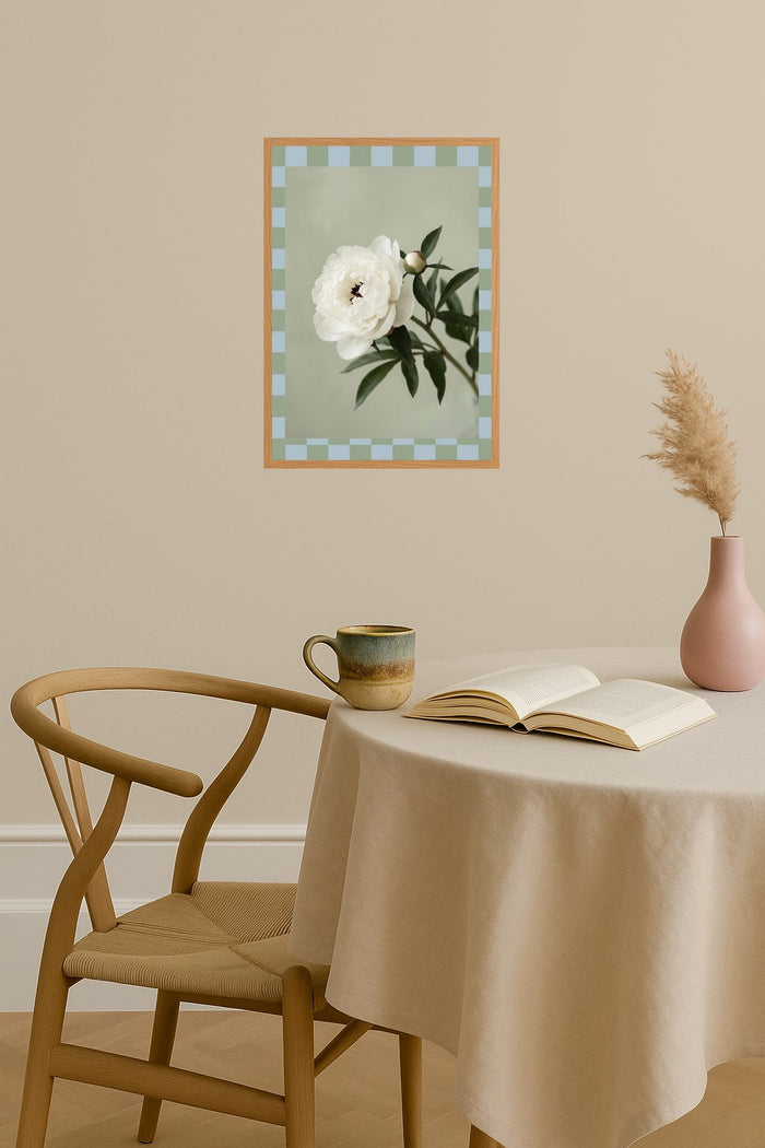 Poster mockup - Single poster in Nordic interior