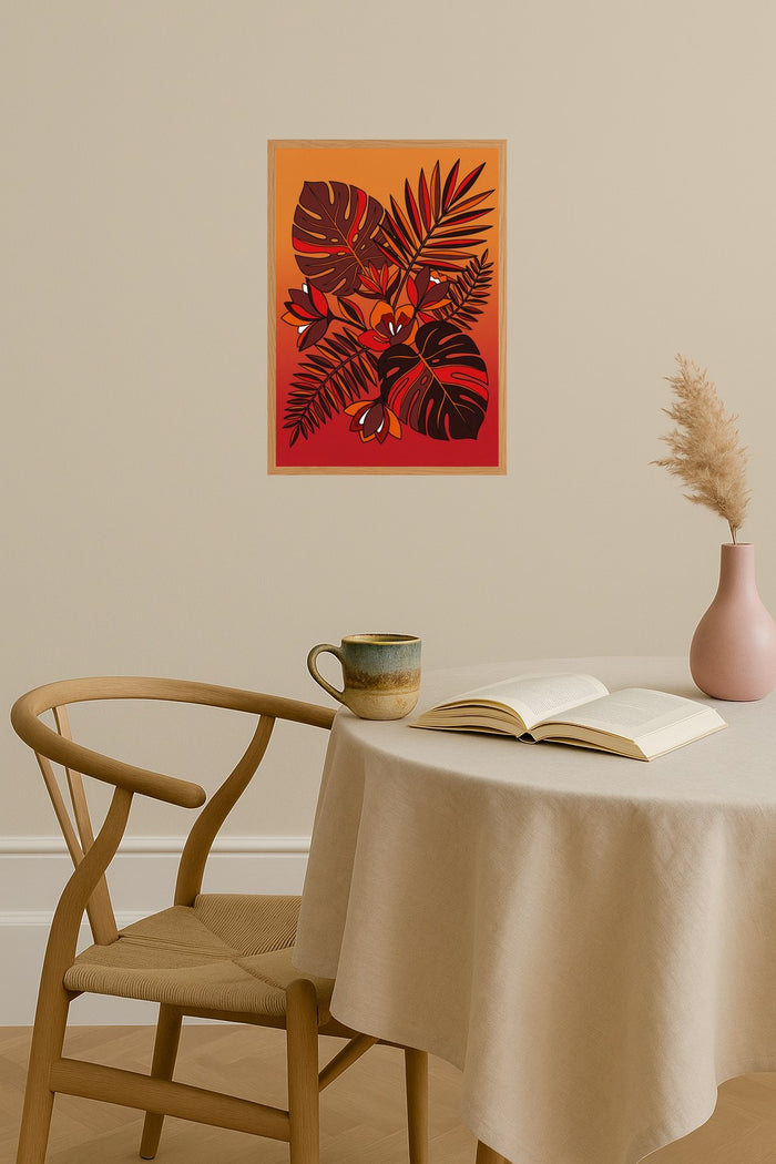 Poster mockup - Single poster in Nordic interior