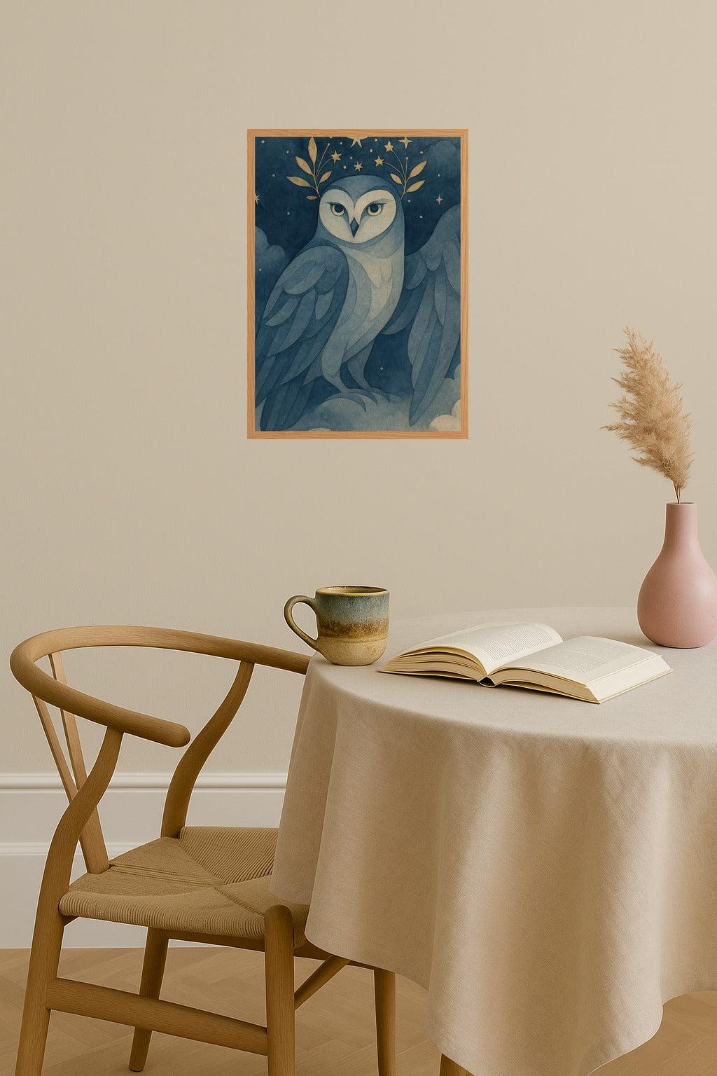 Poster mockup - Single poster in Nordic interior