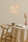 Poster mockup - Single poster in Nordic interior