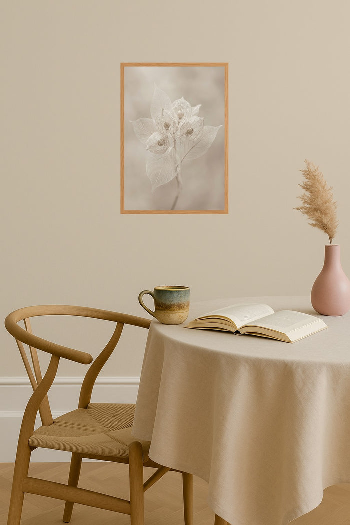Poster mockup - Single poster in Nordic interior