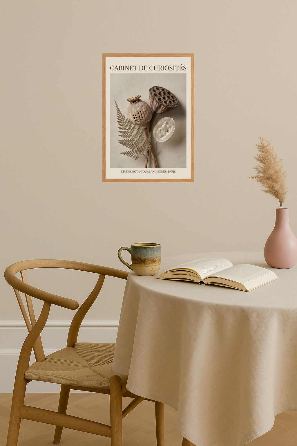 Poster mockup - Single poster in Nordic interior