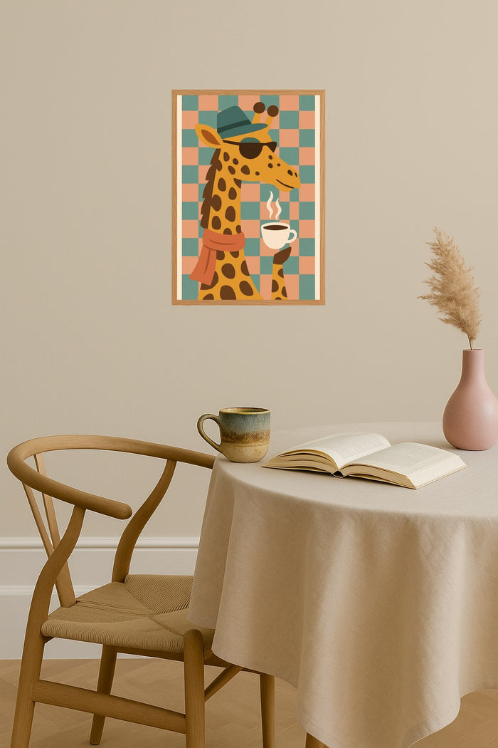 Poster mockup - Single poster in Nordic interior