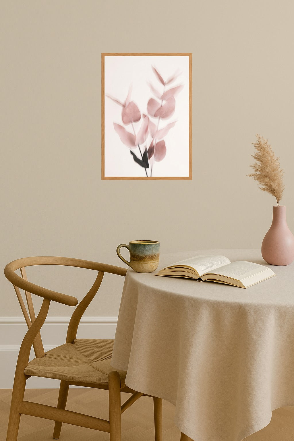 Poster mockup - Single poster in Nordic interior