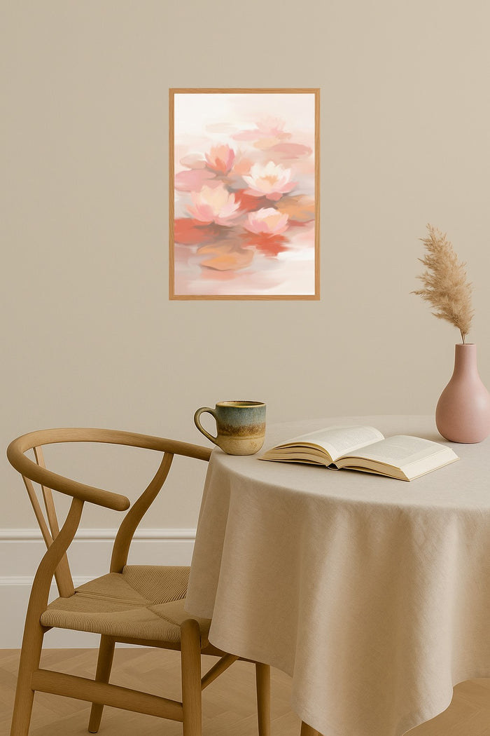 Poster mockup - Single poster in Nordic interior