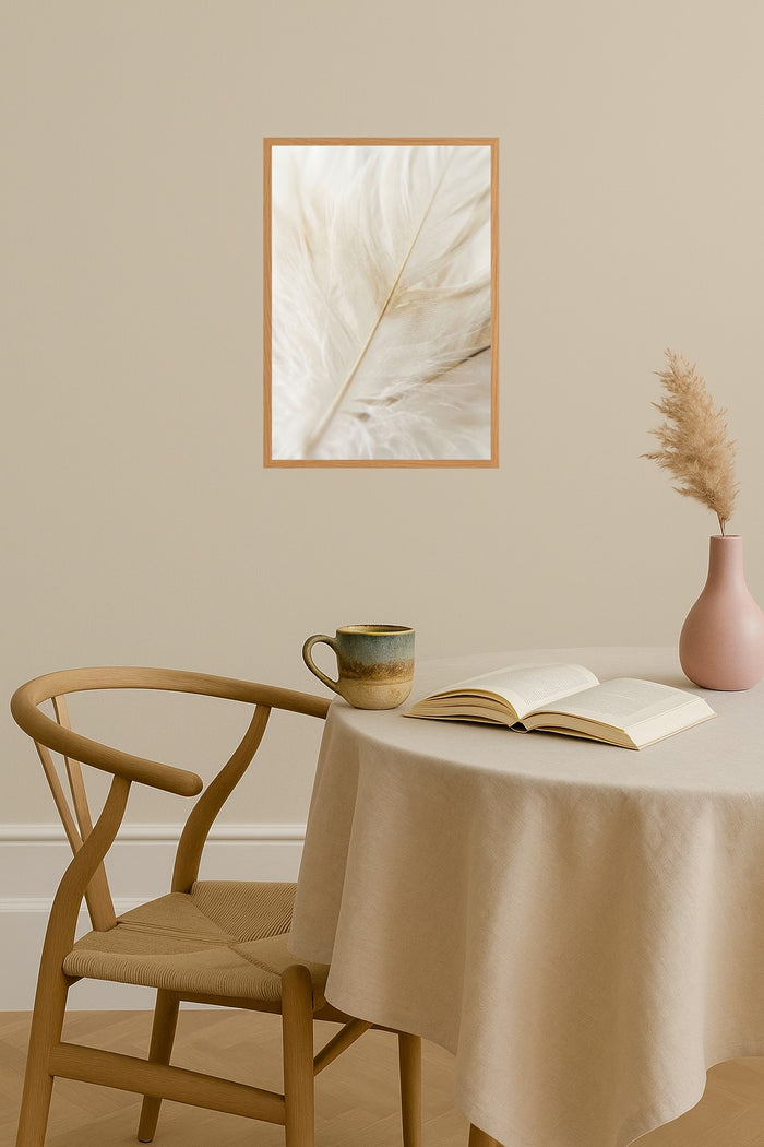 Poster mockup - Single poster in Nordic interior