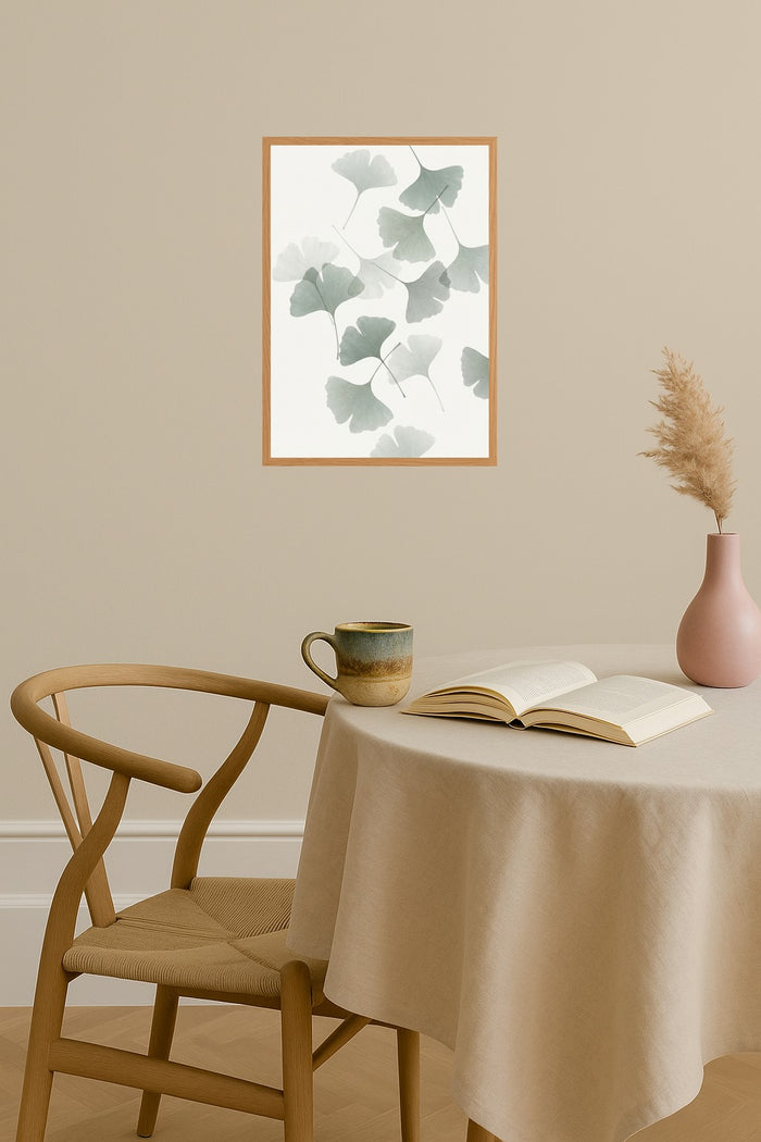 Poster mockup - Single poster in Nordic interior