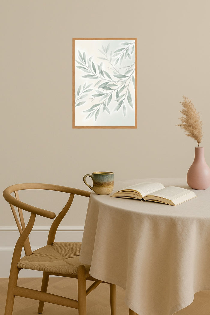 Poster mockup - Single poster in Nordic interior