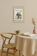 Poster mockup - Single poster in Nordic interior