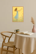 Poster mockup - Single poster in Nordic interior