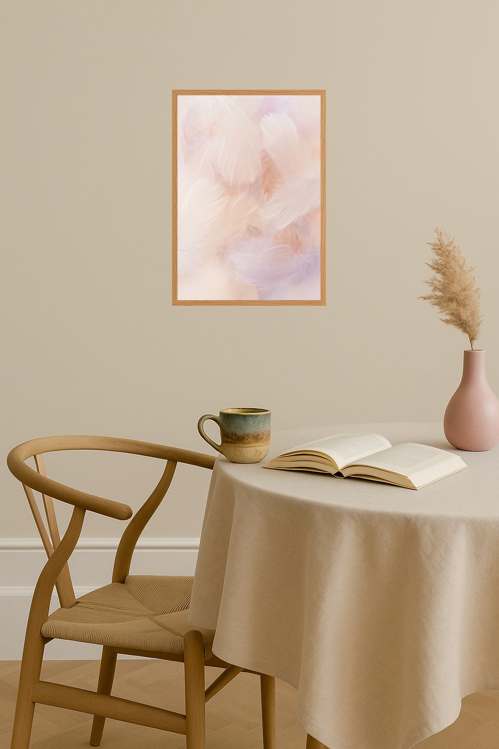 Poster mockup - Single poster in Nordic interior