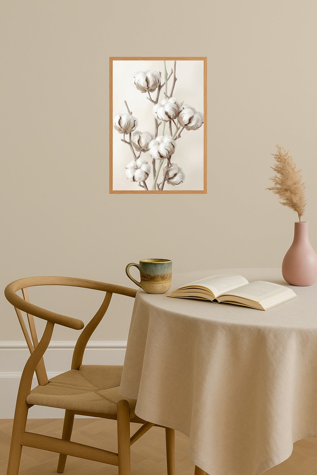 Poster mockup - Single poster in Nordic interior