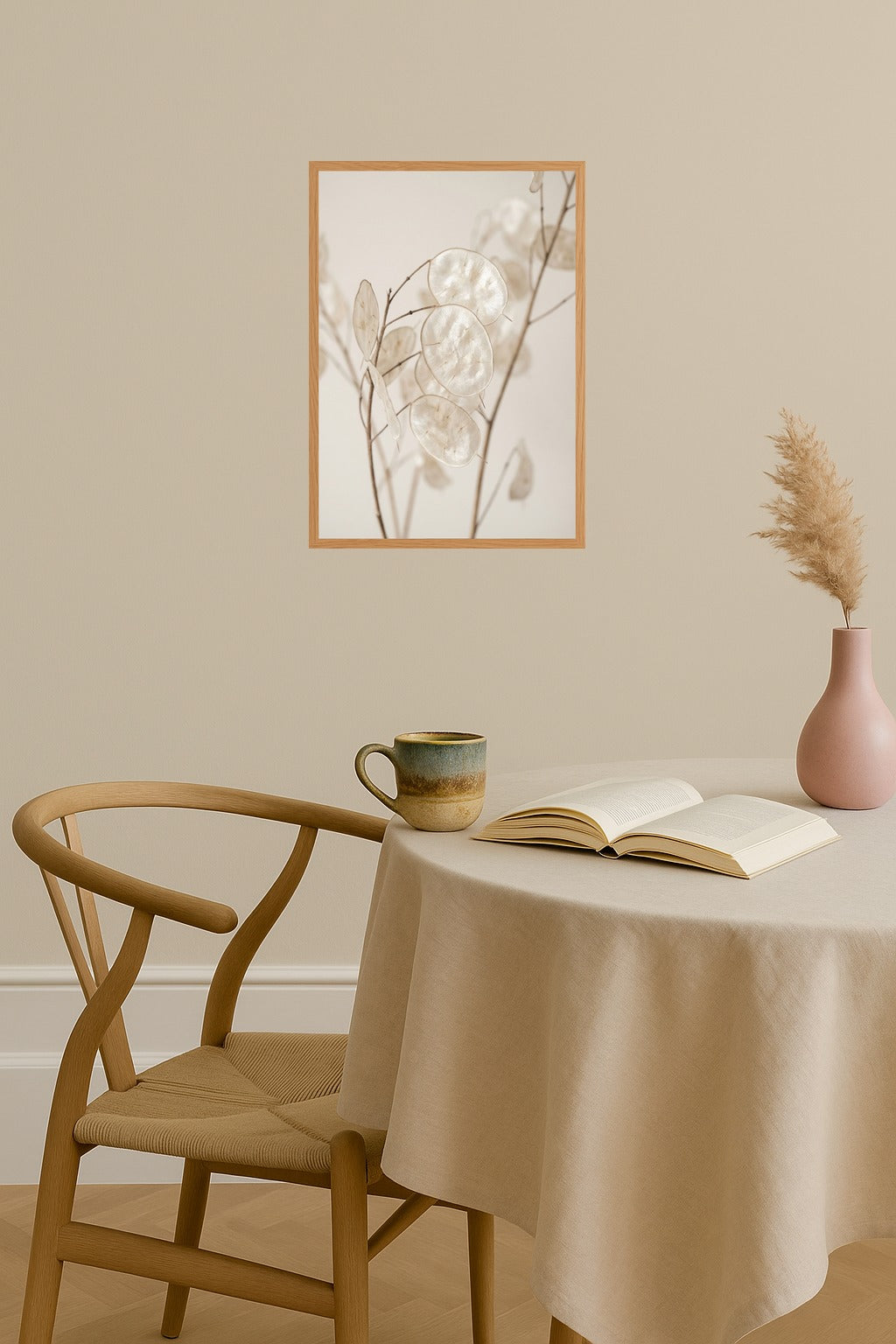 Poster mockup - Single poster in Nordic interior