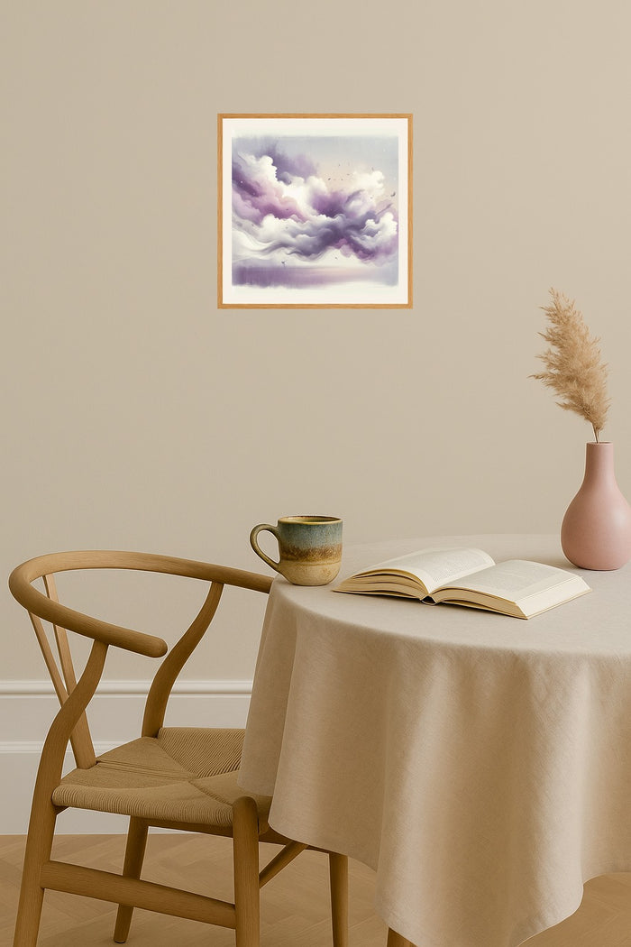 Poster mockup - Single poster in Nordic interior