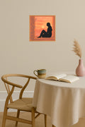 Poster mockup - Single poster in Nordic interior