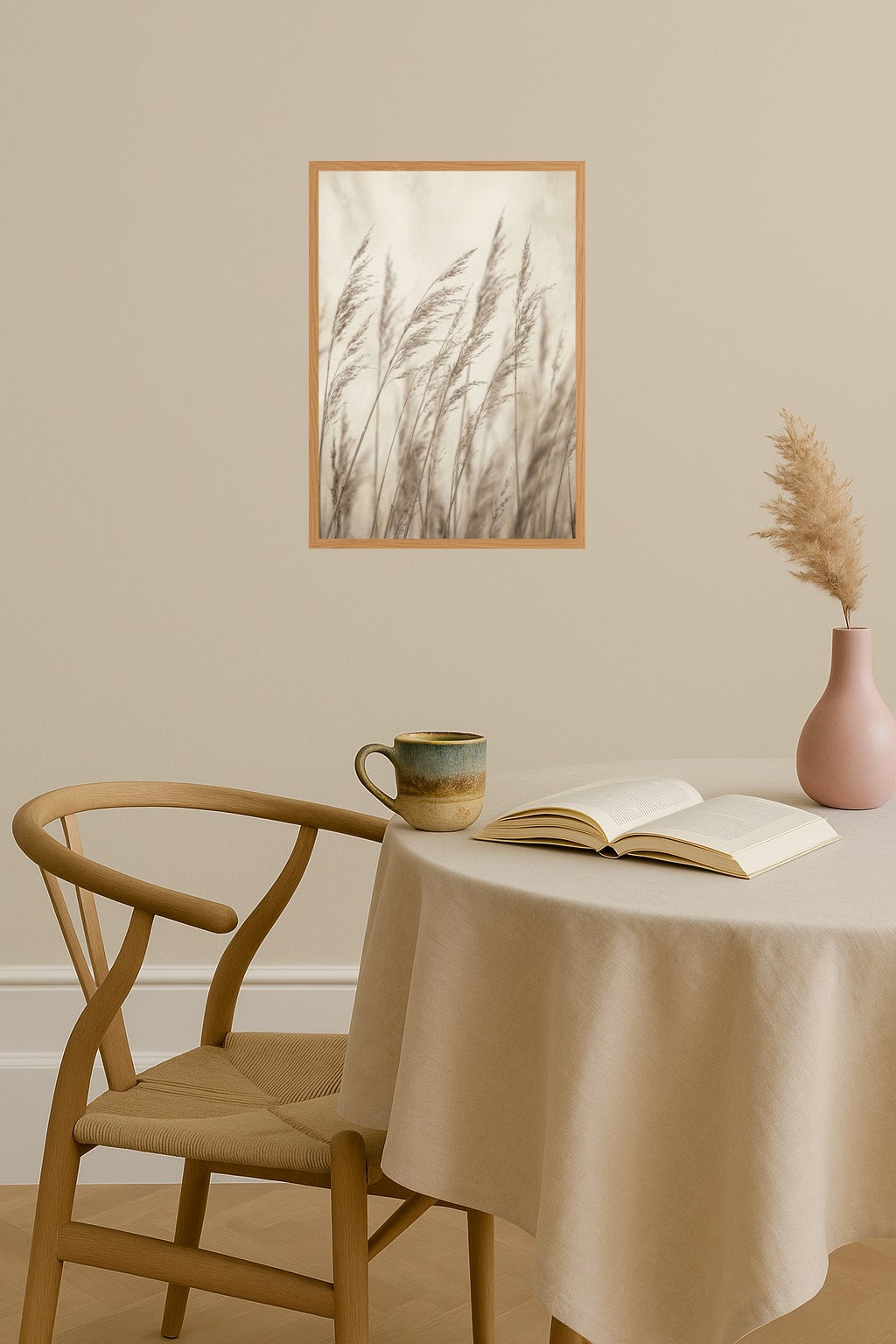 Poster mockup - Single poster in Nordic interior