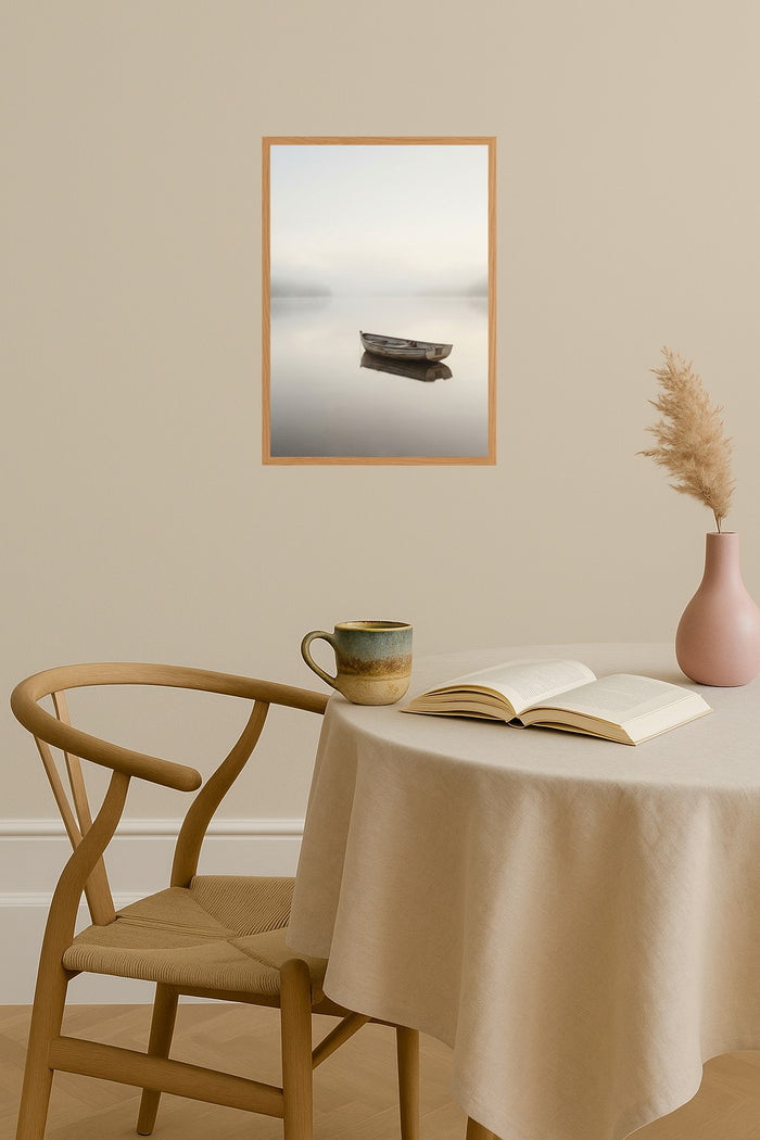 Poster mockup - Single poster in Nordic interior