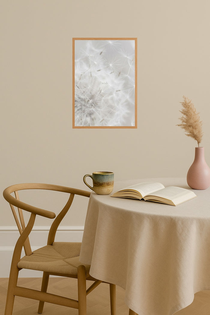 Poster mockup - Single poster in Nordic interior