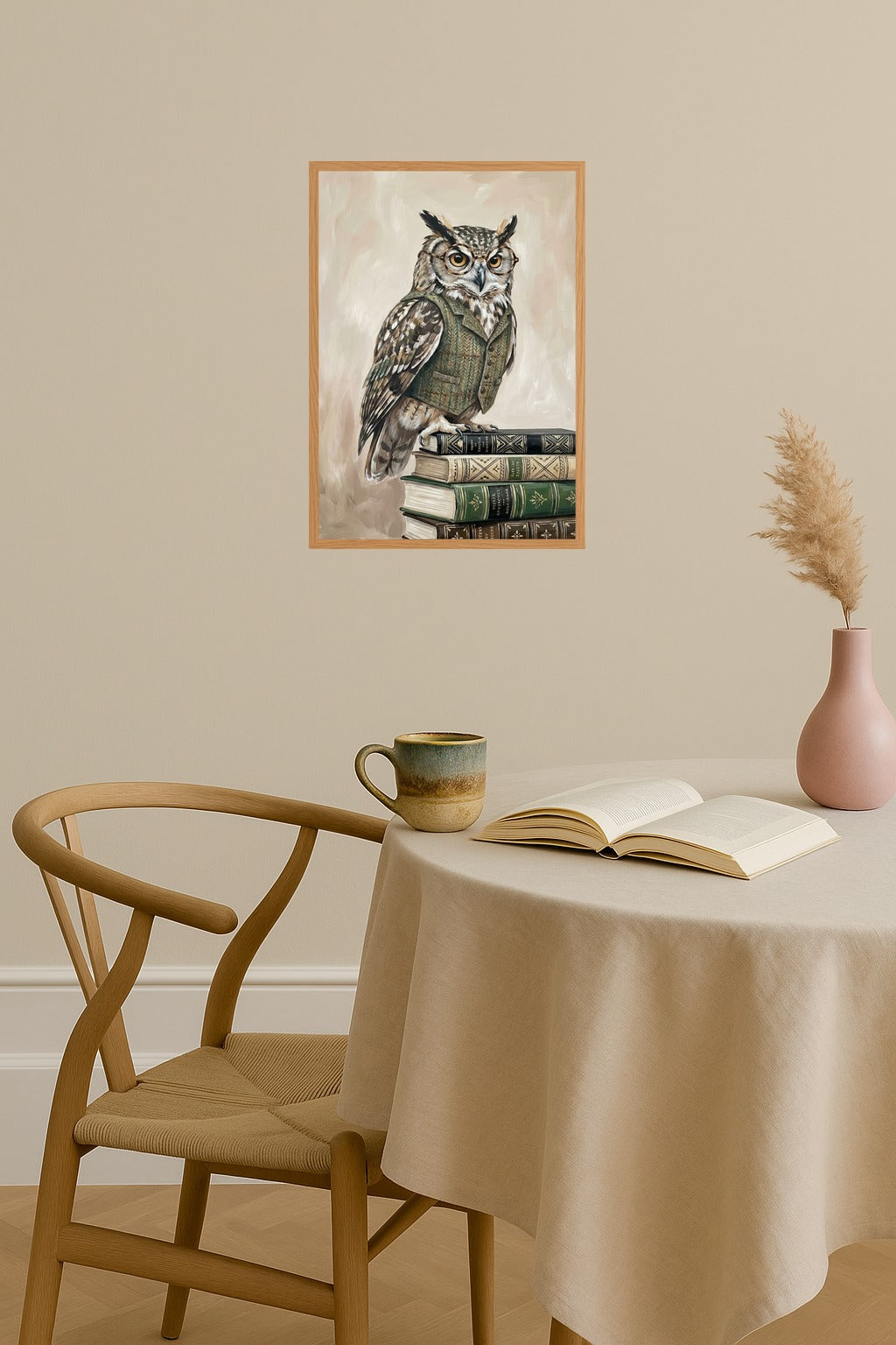 Poster mockup - Single poster in Nordic interior