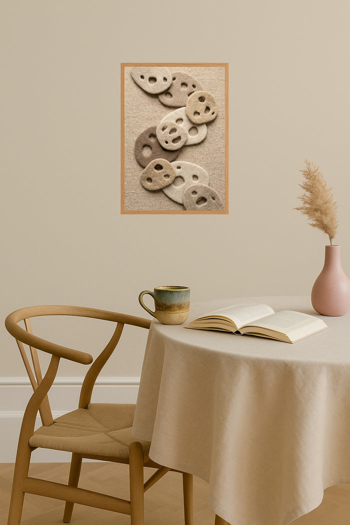 Poster mockup - Single poster in Nordic interior