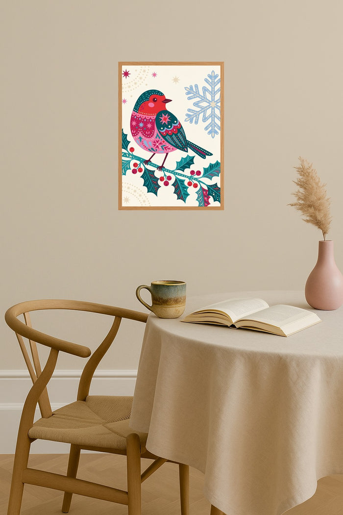 Poster mockup - Single poster in Nordic interior