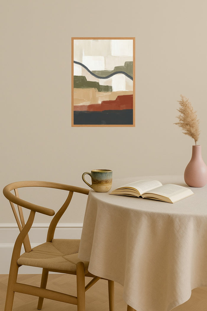 Poster mockup - Single poster in Nordic interior
