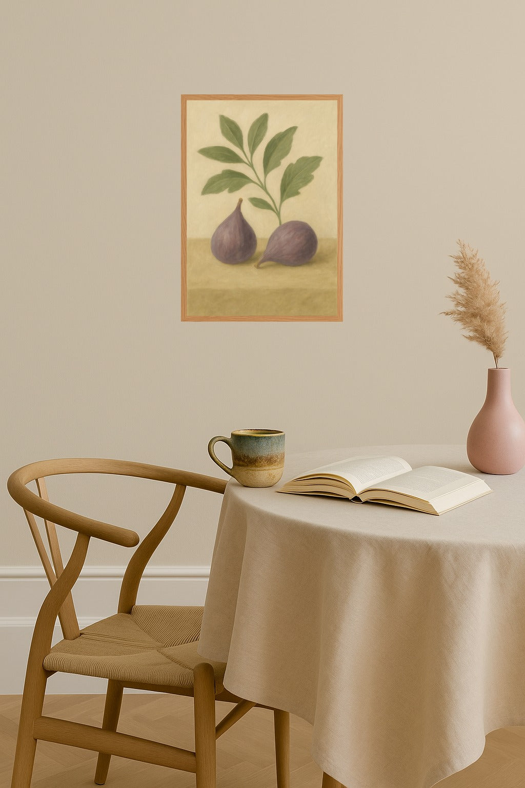 Poster mockup - Single poster in Nordic interior
