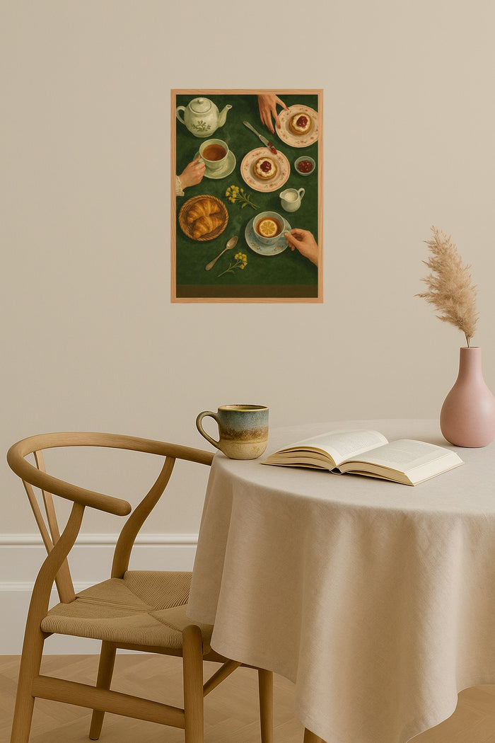 Poster mockup - Single poster in Nordic interior