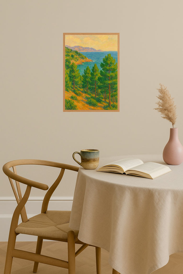 Poster mockup - Single poster in Nordic interior