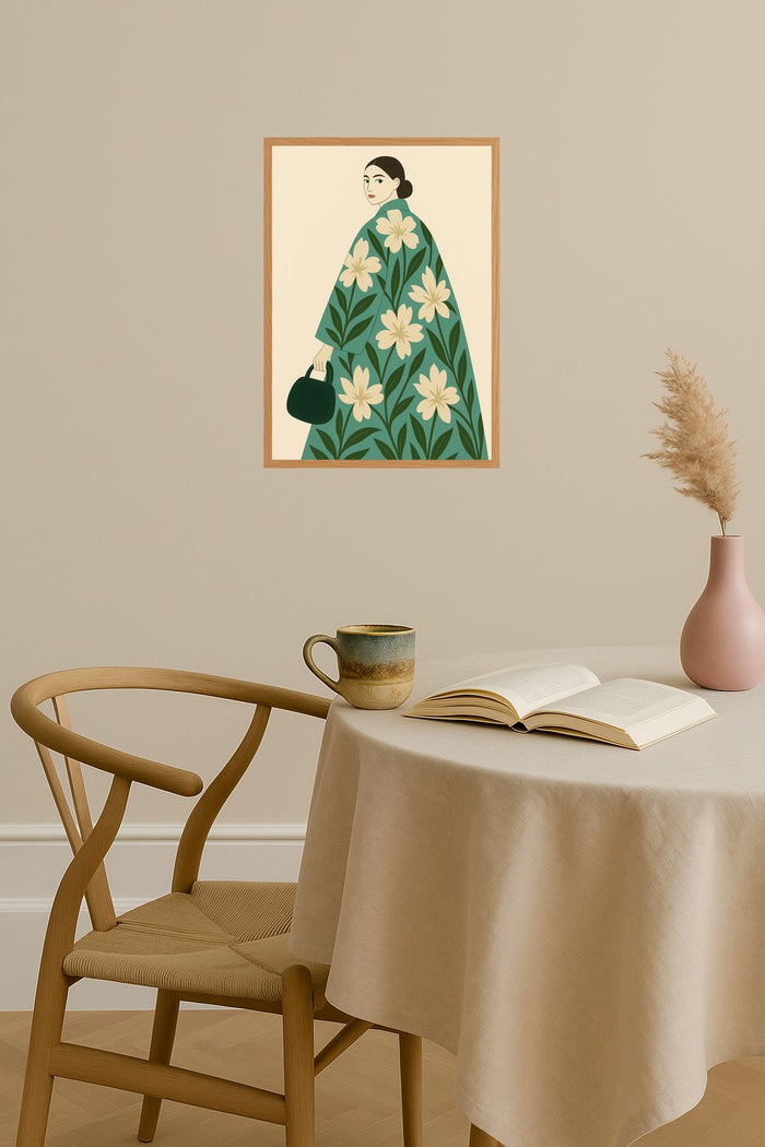 Poster mockup - Single poster in Nordic interior