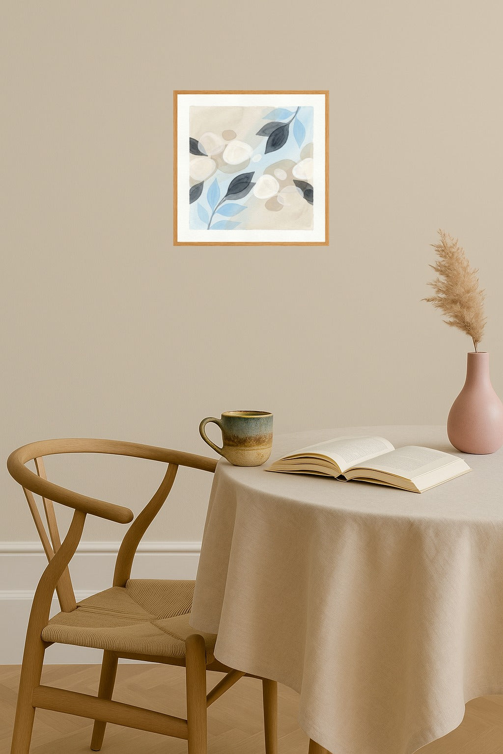 Poster mockup - Single poster in Nordic interior