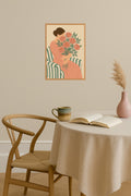 Poster mockup - Single poster in Nordic interior