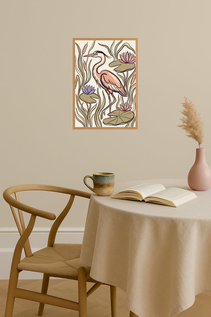 Poster mockup - Single poster in Nordic interior