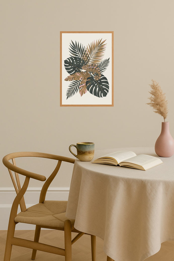 Poster mockup - Single poster in Nordic interior