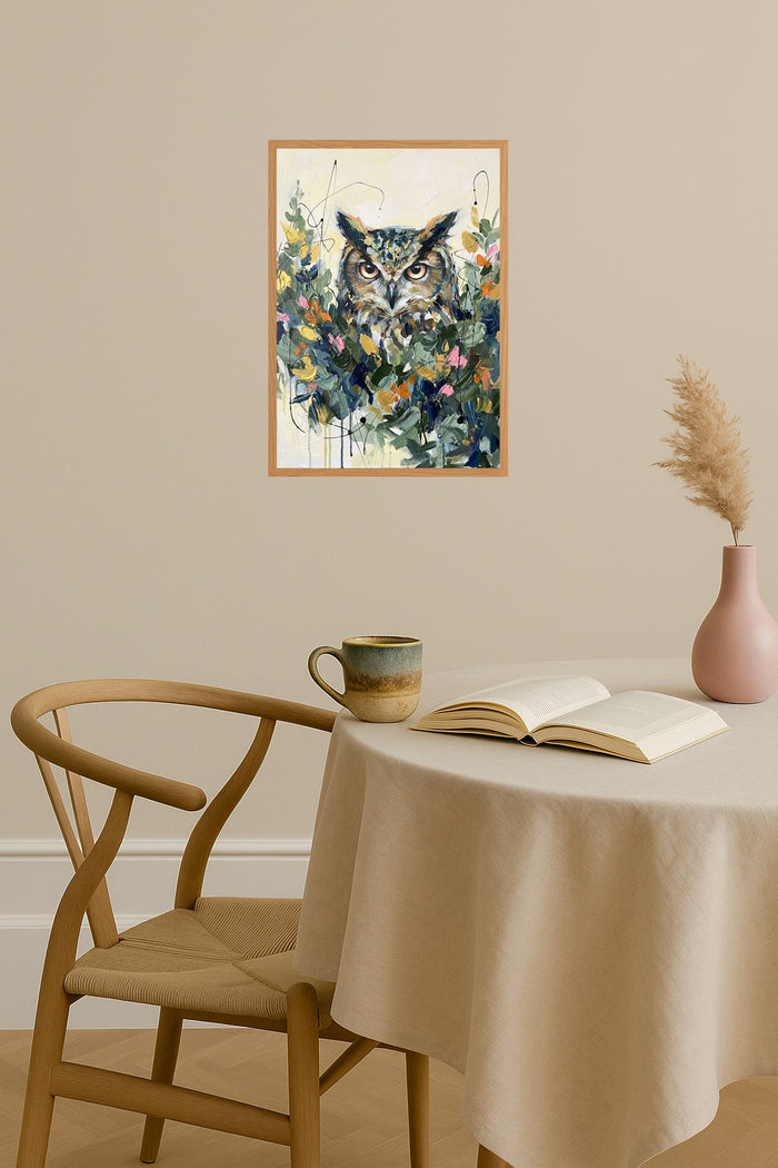 Poster mockup - Single poster in Nordic interior