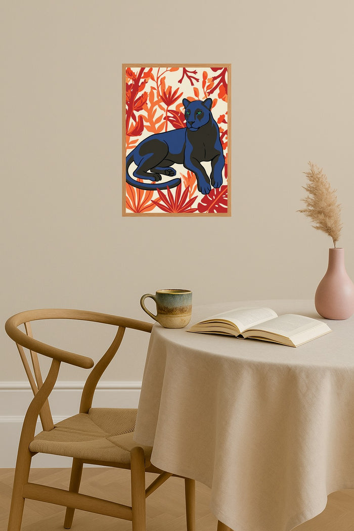 Poster mockup - Single poster in Nordic interior