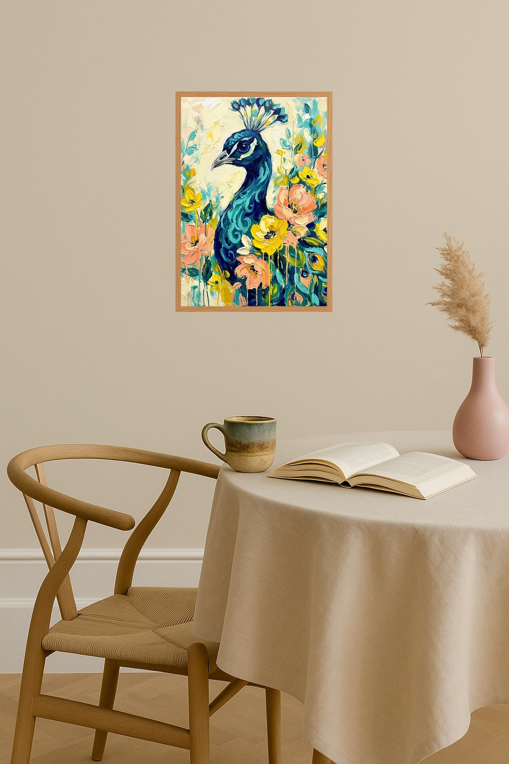 Poster mockup - Single poster in Nordic interior