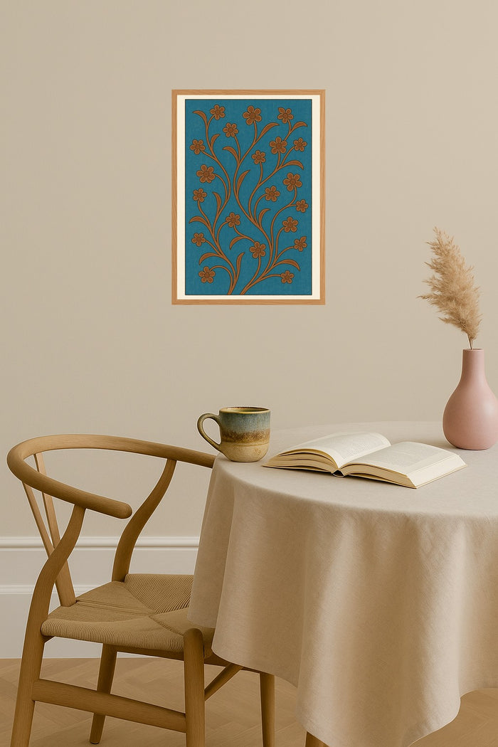 Poster mockup - Single poster in Nordic interior