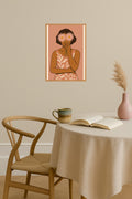 Poster mockup - Single poster in Nordic interior