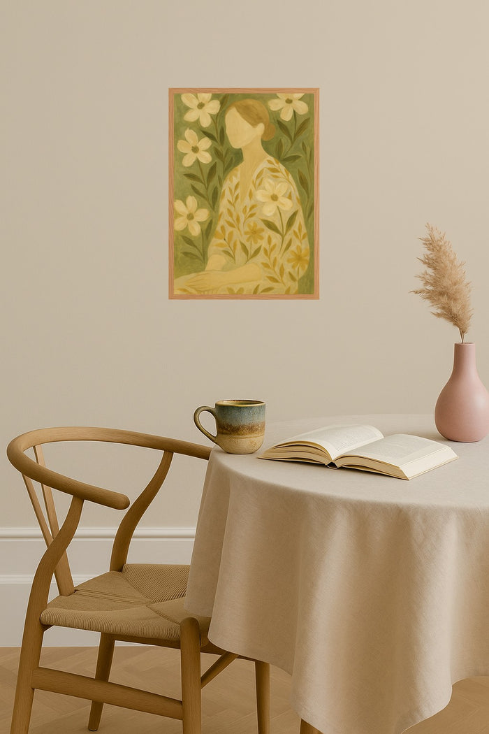 Poster mockup - Single poster in Nordic interior